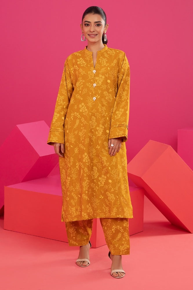 Khaddar Block Printed Shirt Trouser WGK-KDW-SP-2868