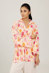 Knitted Blended Print Shirt WGK-KF-02