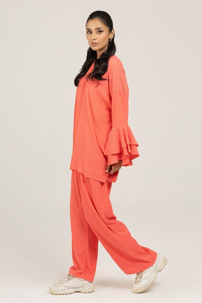 Knitted Blended Dyed Shirt WGK-KF-03