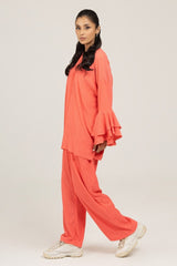 Knitted Blended Dyed Shirt WGK-KF-03