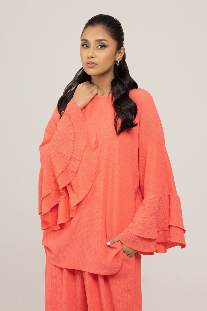 Knitted Blended Dyed Shirt WGK-KF-03
