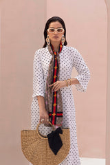 Blended Crinkle Polka Dots Shirt WGK-KF-09