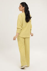 Knitted Blended Dyed Shirt WGK-KF-17