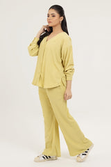 Knitted Blended Dyed Shirt WGK-KF-17