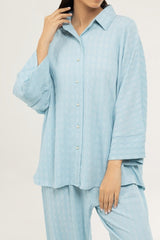 Knitted Blended Dyed Shirt WGK-KF-21