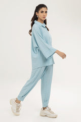 Knitted Blended Dyed Shirt WGK-KF-21