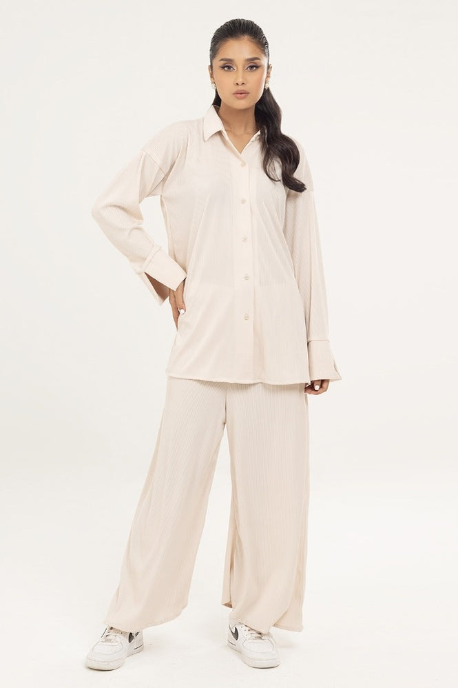 Knitted Blended Dyed Shirt
