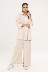 Knitted Blended Dyed Shirt WGK-KF-29