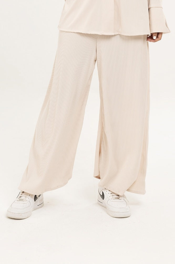 Knitted Blended Dyed Trouser