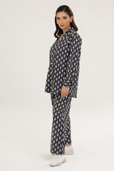 Knitted Blended Print Shirt WGK-KF-45
