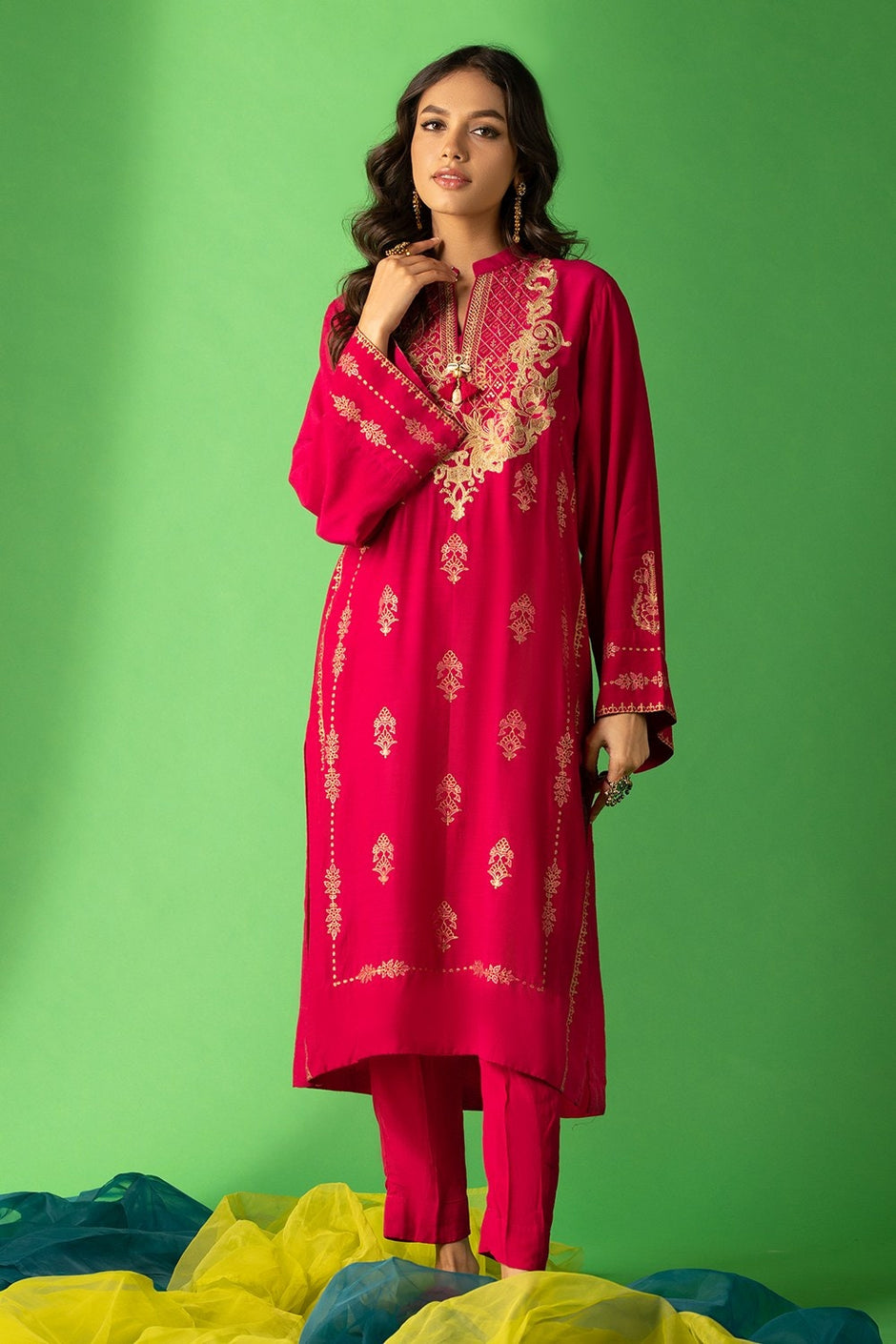 Needle Craft Embroidered Shirt