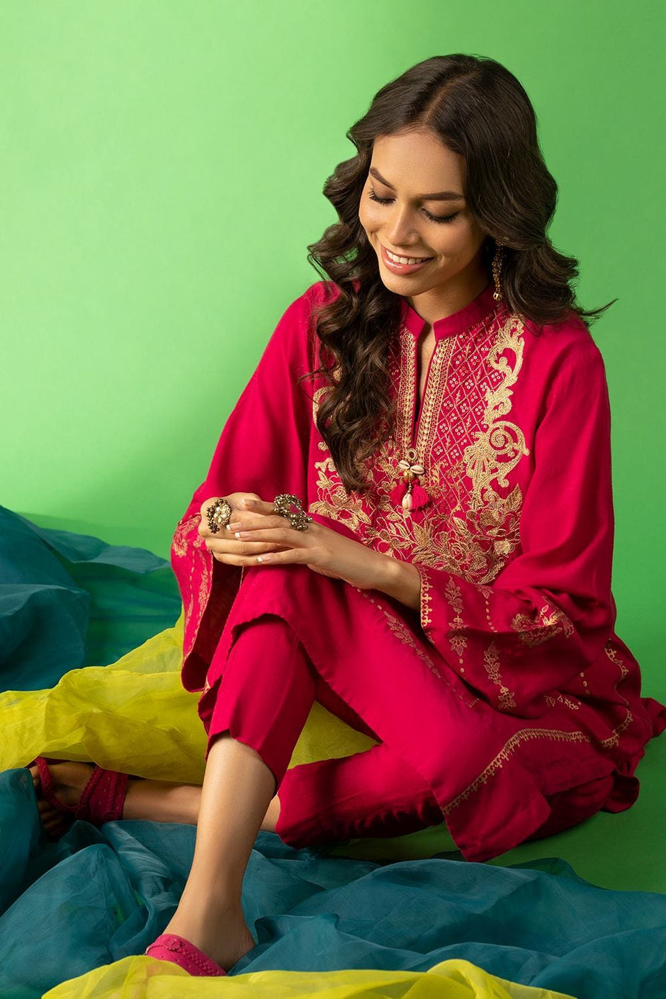 Needle Craft Embroidered Shirt