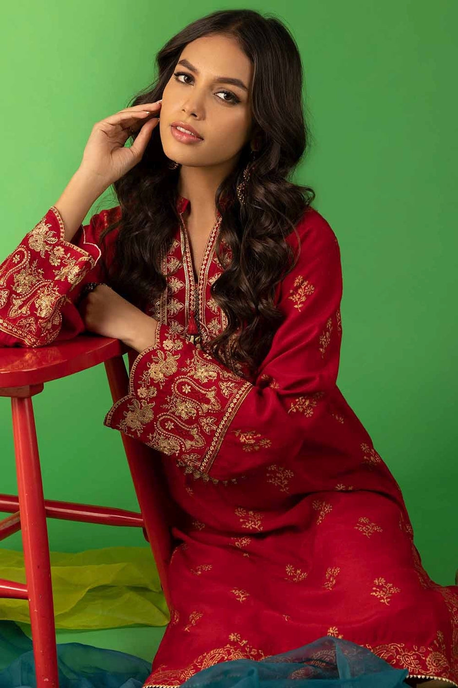 Needle Craft Embroidered Shirt