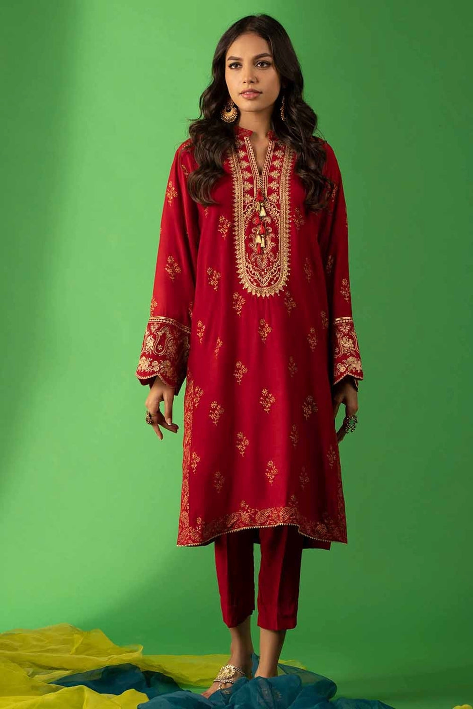 Needle Craft Embroidered Shirt