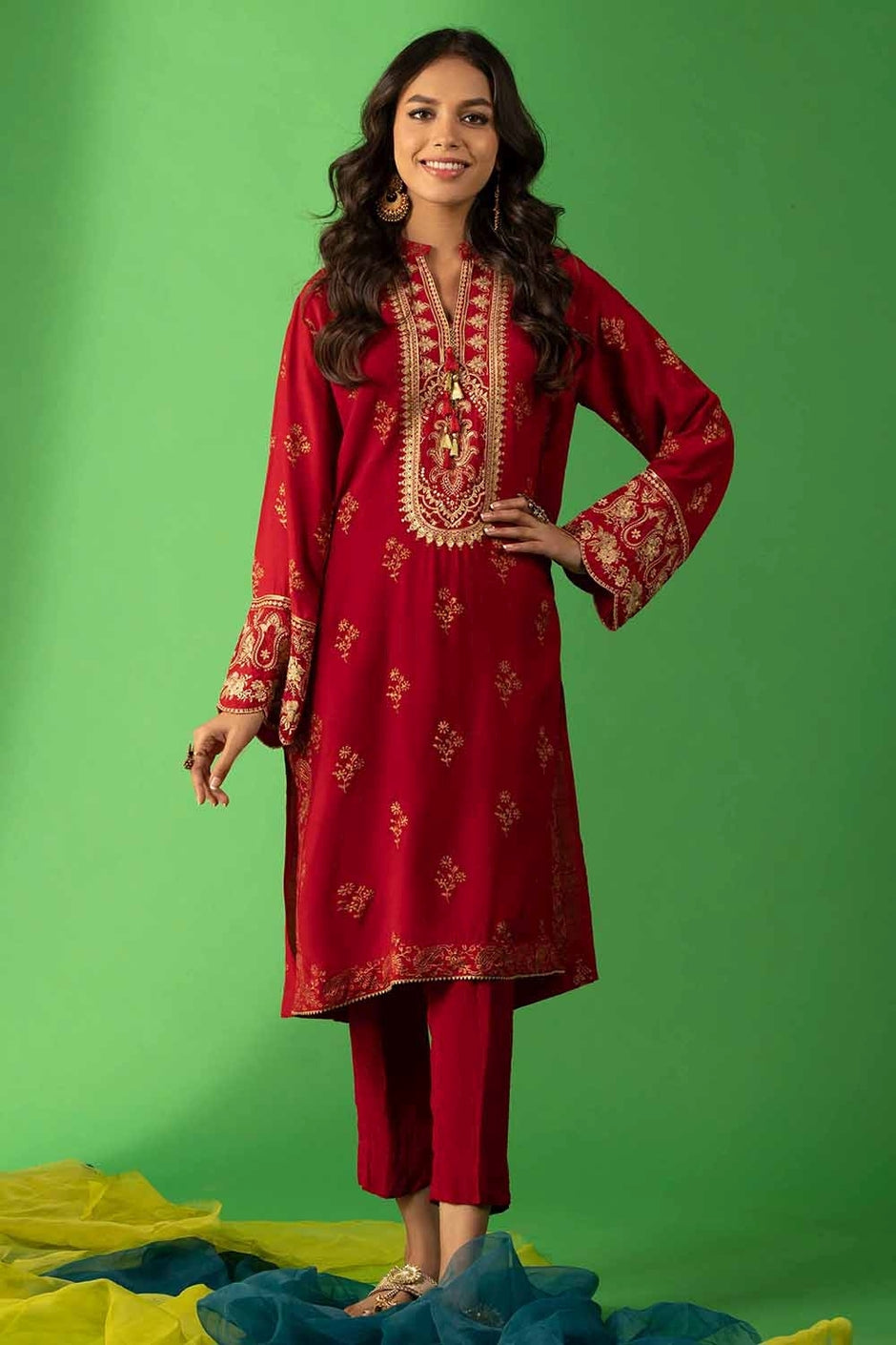 Needle Craft Embroidered Shirt