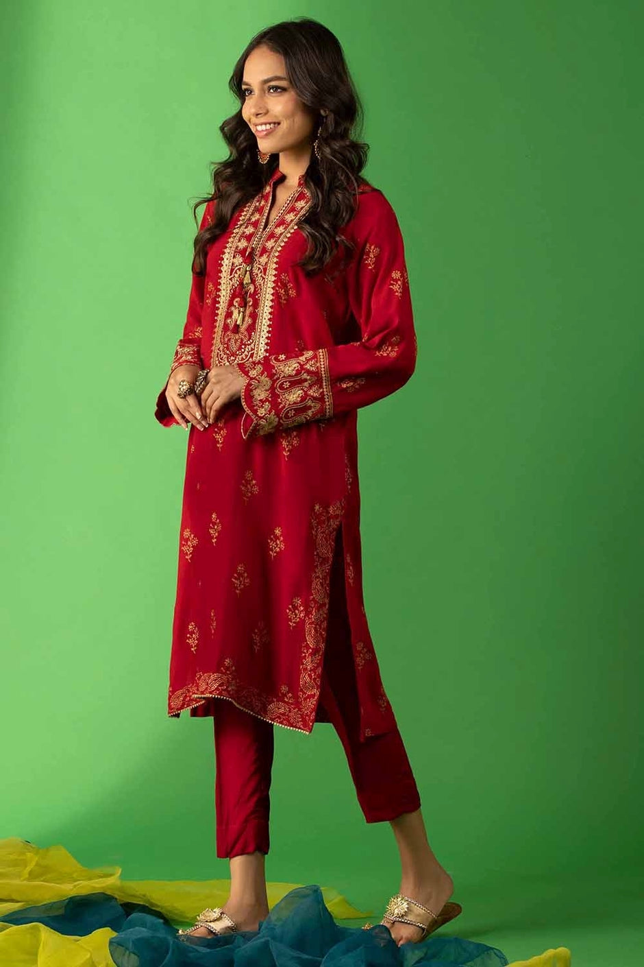 Needle Craft Embroidered Shirt