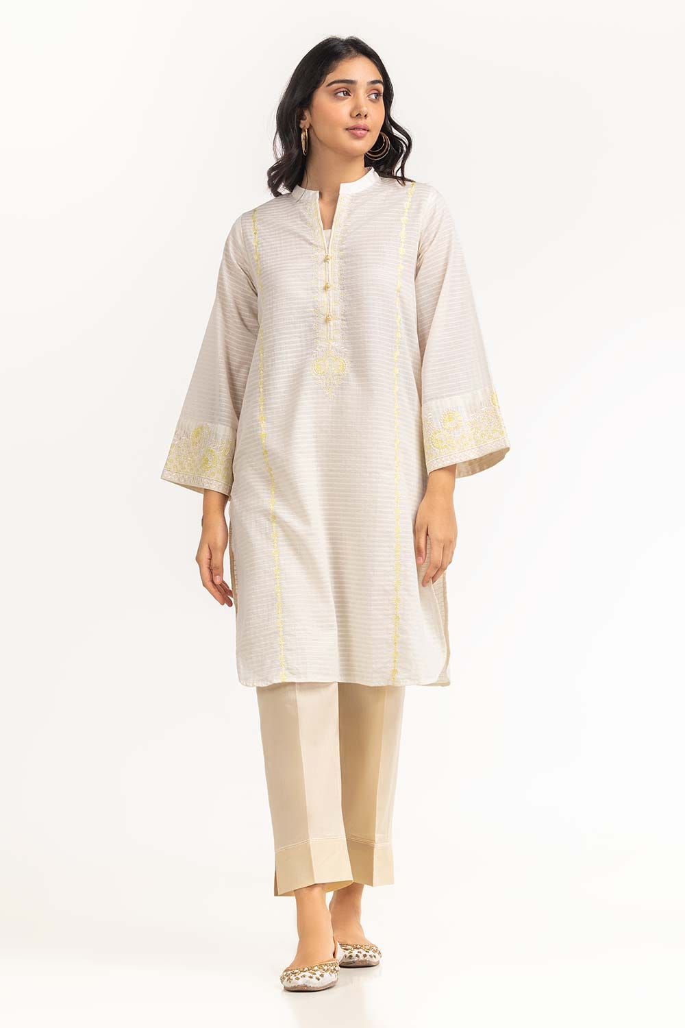 Needle Craft Lurax Dobby Dyed Embroidered Shirt WGK-LDS-DE-2781