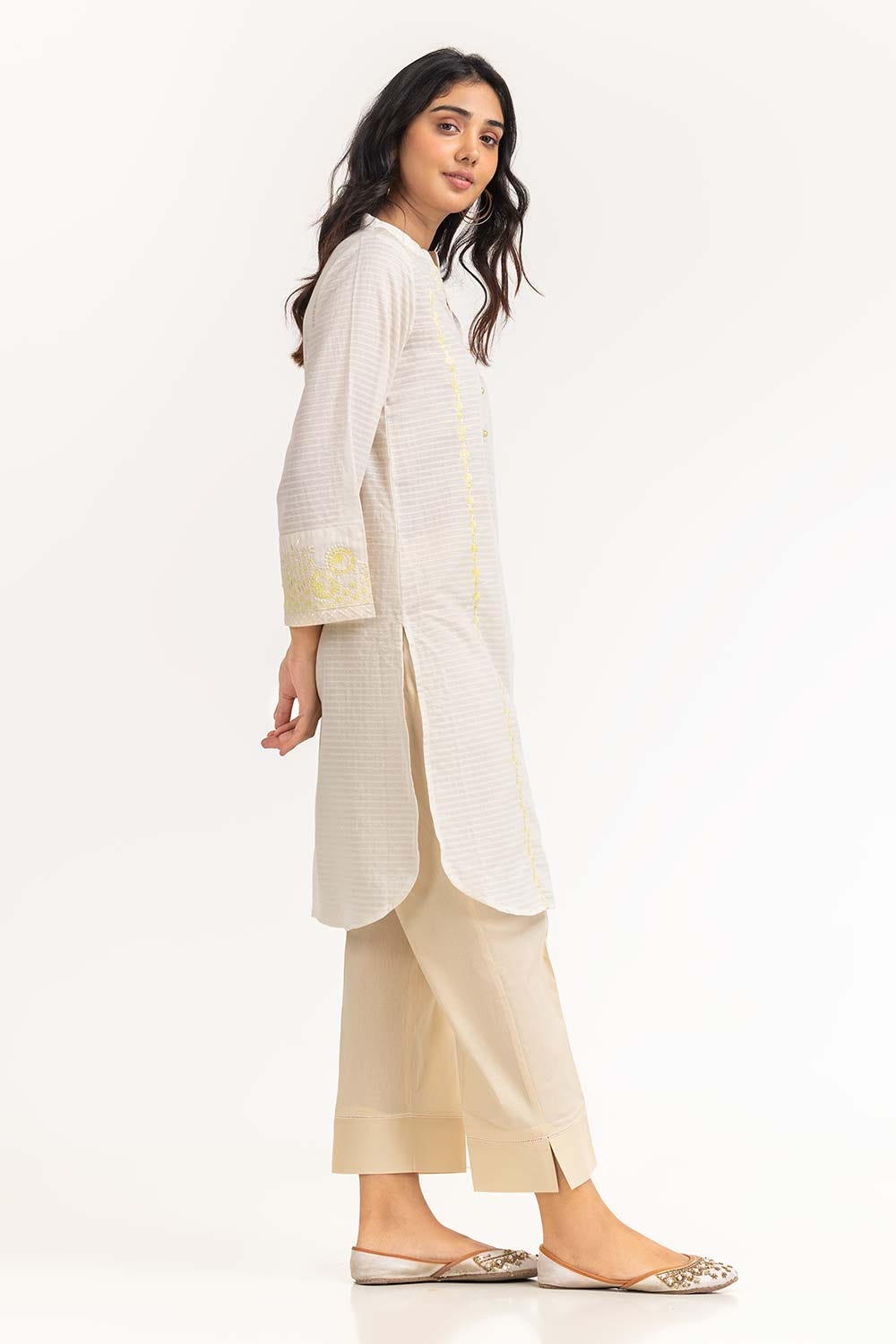 Needle Craft Lurax Dobby Dyed Embroidered Shirt WGK-LDS-DE-2781