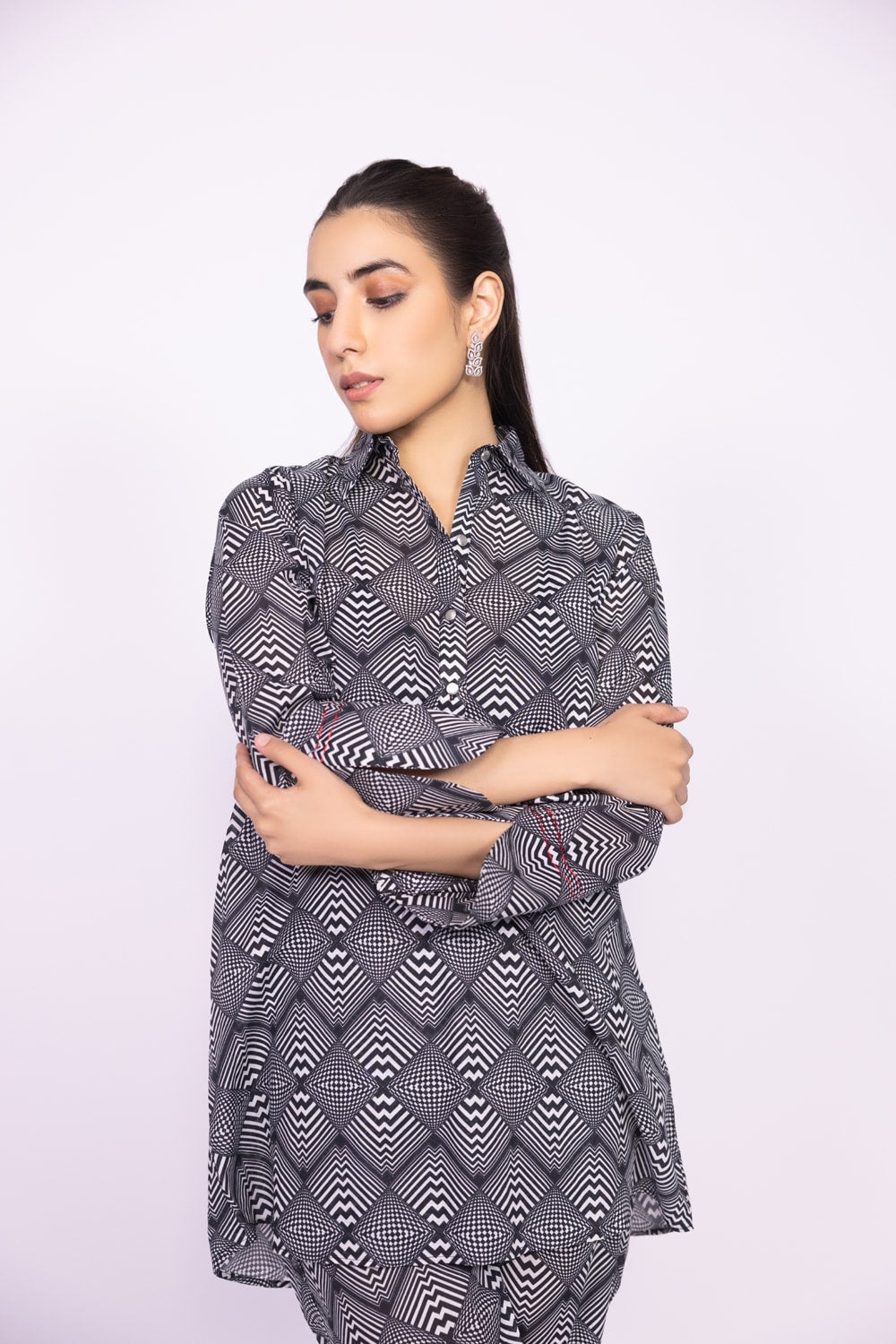 Printed Melody Printed Shirt And Trouser