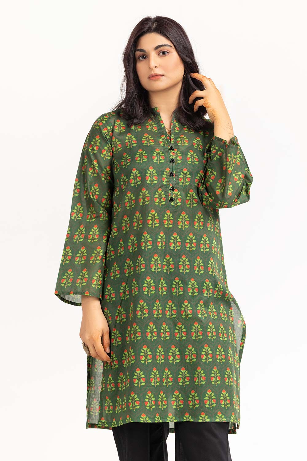 Printed Melody Lawn Printed Shirt WGK-LWS-DP-2506