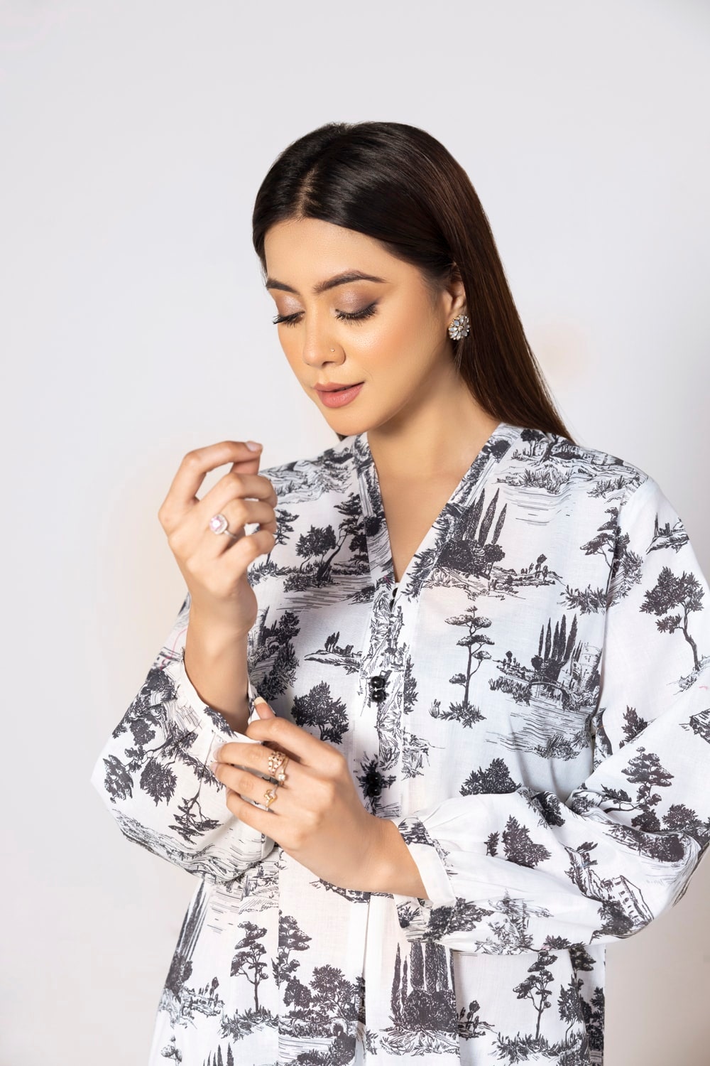 Printed Melody Printed Shirt And Trouser WGK-LWW-DP-1999