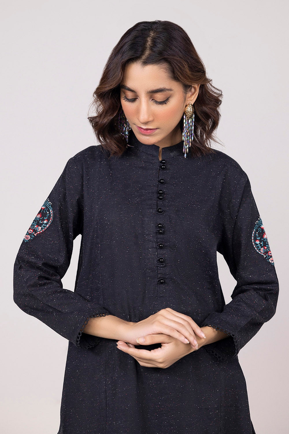 Needle Craft Embroidered Shirt And Trouser
