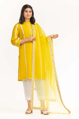 Ethnic Vibes Papper Cotton Block Printed Shirt And Dupatta WGK-PCW-SP-2018