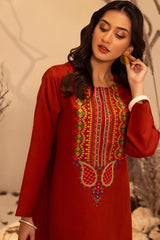 raw-silk Embroidered Shirt WGK-RDW-DE-3233