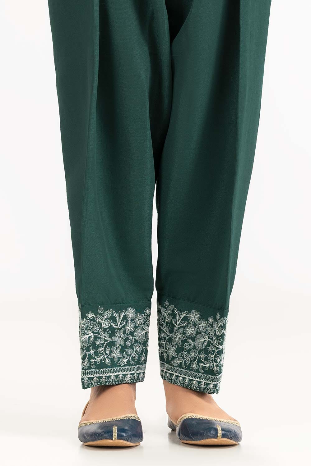 Zartaar raw-silk Embroidered Shirt And Trouser WGK-RSS-DE-2082