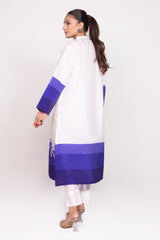 Needle Craft raw-silk Printed Embroidered Shirt WGK-RSS-PE-2087