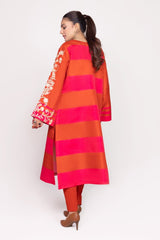 Needle Craft raw-silk Printed Embroidered Shirt WGK-RSS-PE-2090