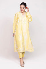 Tehwaar Raw Silk Block Print Shirt And Trouser WGK-RSS-SP-2222