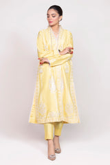 Tehwaar Raw Silk Block Print Shirt And Trouser WGK-RSS-SP-2222