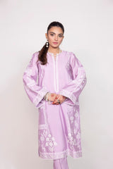 Tehwaar Raw Silk Block Print Shirt And Trouser WGK-RSS-SP-2223