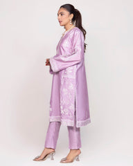 Tehwaar Raw Silk Block Print Shirt And Trouser WGK-RSS-SP-2223