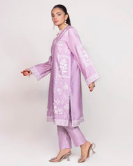 Tehwaar Raw Silk Block Print Shirt And Trouser WGK-RSS-SP-2223