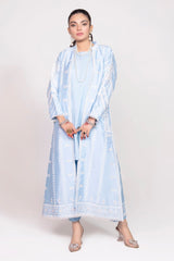 Tehwaar Raw Silk Block Printed Shirt And Trouser with Inner WGK-RSS-SP-2225