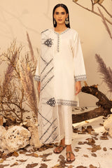 raw-silk Dyed Embroidered Shirt And Trouser With Dupatta WGK-RSW-DE-1793