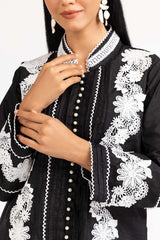 Tehwaar raw-silk Dyed Embellished Shirt And Trouser WGK-RSW-DY-2024