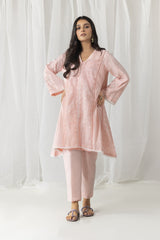 Cambric Embroidered Shirt And Trouser