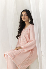 Cambric Embroidered Shirt And Trouser