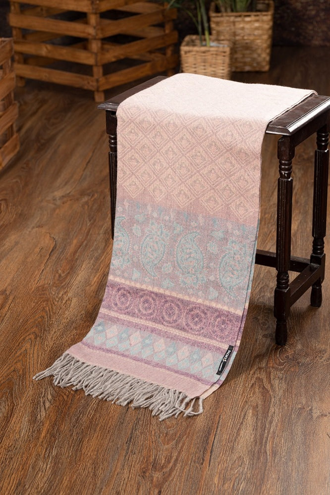 Blended Yarn Dyed Stole WGK-SHW-BL-229