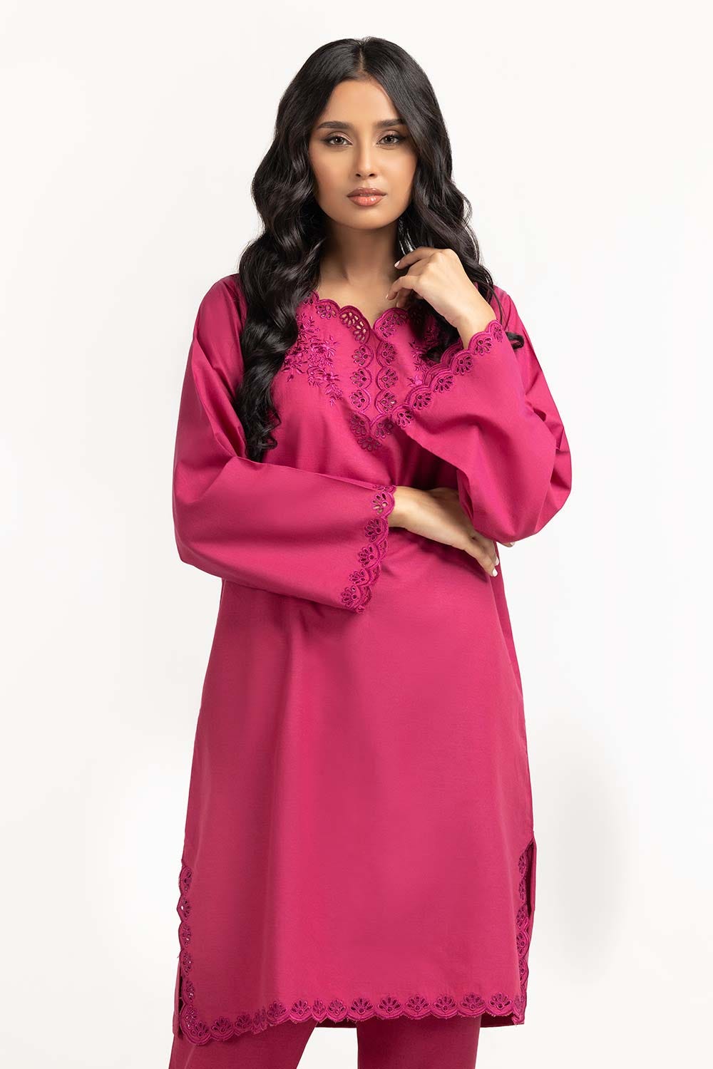 Silk Embroidered Shirt And Trouser