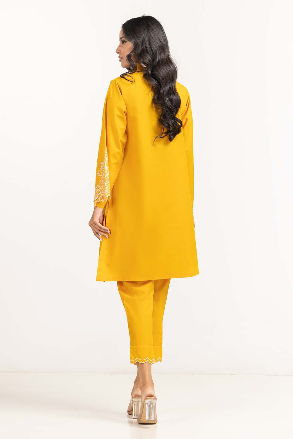 Silk Embroidered Shirt And Trouser