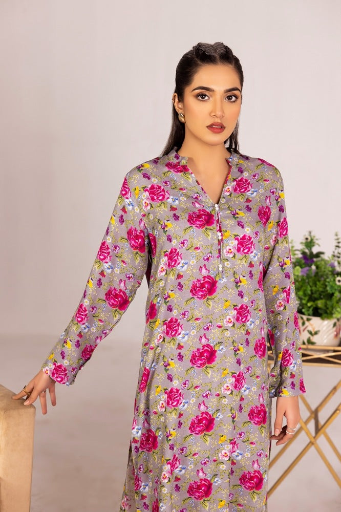 Slub Viscose Printed Shirt WGK-SVW-DP-3183