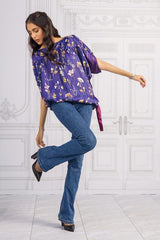 Charmeuse Silk Digital Printed Shirt WGK-SZW-DP-1025