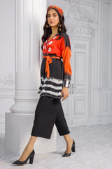 Charmeuse Silk Digital Printed Shirt WGK-SZW-DP-1054