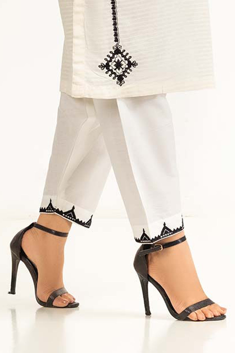 Cambric Embroidered Trouser WGK-TRS-DE-348