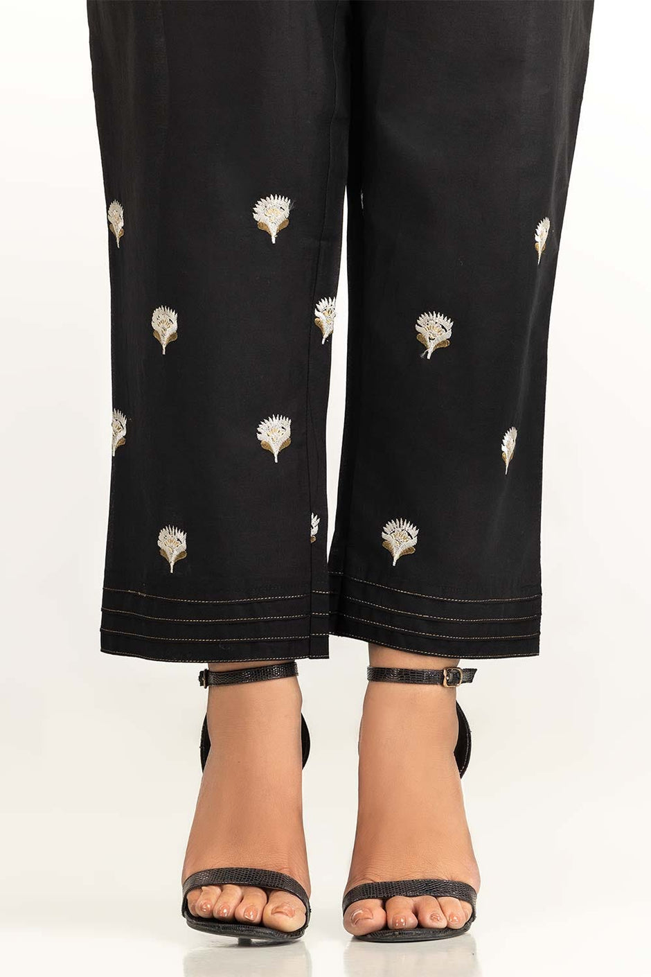 Cambric Embroidered Trouser