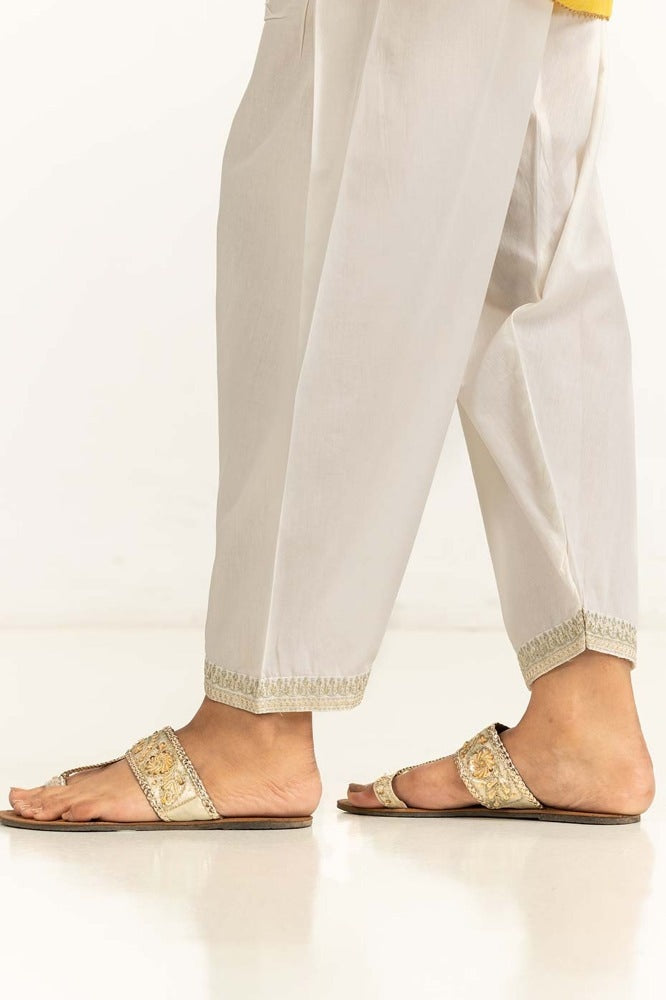 Cambric Embroidered Shalwar